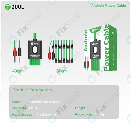 Android napajalni kabel, 16-v-1, 2UUL PW04