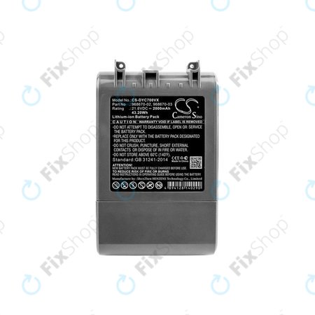 Dyson V7 - Baterija 968670-02, 968670-03 Li-Ion 21.6V 2000mAh HQ