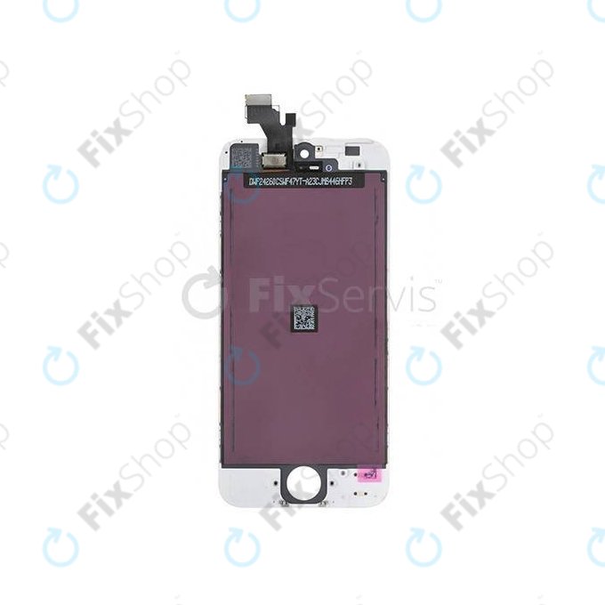 Apple iPhone 5 - LCD zaslon + steklo na dotik + okvir (White) TFT