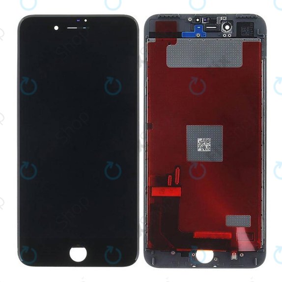 Apple iPhone 7 Plus - LCD zaslon + steklo na dotik + okvir (Black) TFT