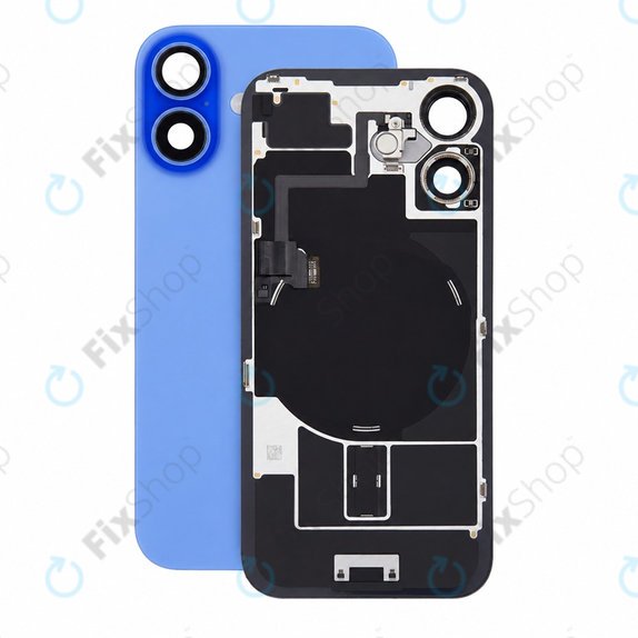 Steklo zadnjega ohišja za iPhone 16, Ultramarine, Pulled A
