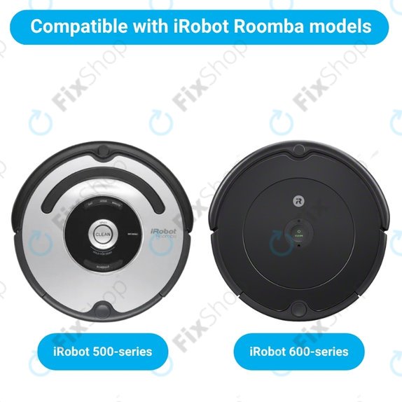 Komplet nadomestnih delov za iRobot Roomba 500, 600-series (2 para glavnih krtač, 4x Filter, 4x Stranska krtača)