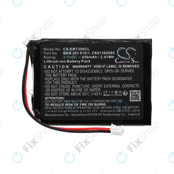 Baterija za Ascom, Avaya, Ericsson, Telstra, 650mAh, Li-Ion, 3.7V, FA01302005, HQ