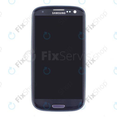 Samsung Galaxy S3 i9300 - LCD zaslon + steklo na dotik + okvir (Pebble Blue) OLED