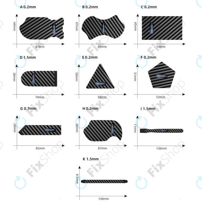 iFixes - Karbonsko Ultratanek Odpiralni Orodje C