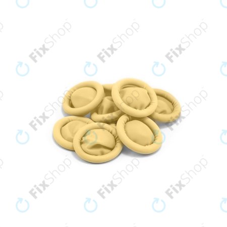 ESD antistatični prevodni nastavek (lateks, velikost S) - 20 kos