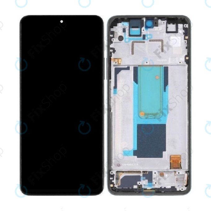 Xiaomi Redmi Note 11 Pro+ 5G 220333QAG - LCD zaslon + steklo na dotik + okvir (Mysterious Black) - 560001K16U00 Genuine Service Pack