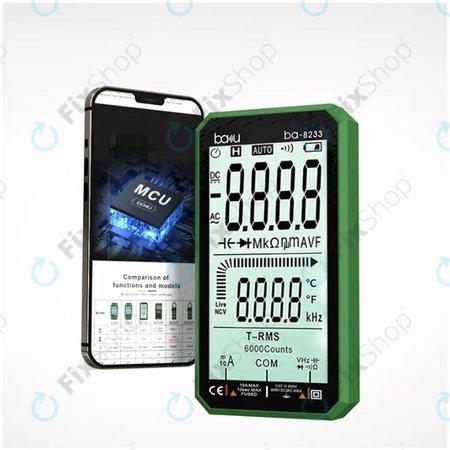 Baku BA-8233 - profesionalni digitalni multimeter z zaslonom na dotik