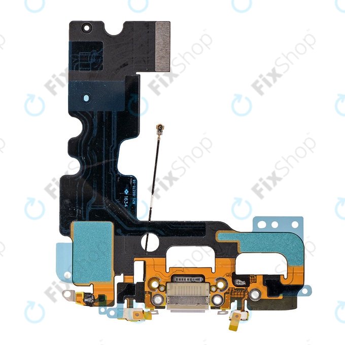 Apple iPhone 7 - konektor za polnjenje + Flex kabel (Space Gray)