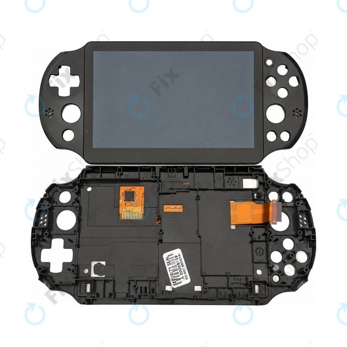 Sony Playstation Vita 1000 - LCD zaslon + steklo na dotik + okvir (Black) Refurbished