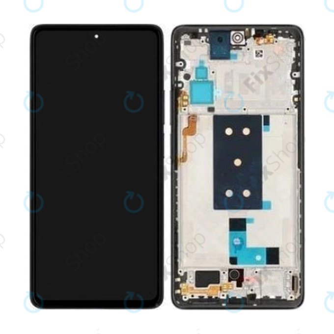 Xiaomi Poco F4 5G 22021211RG, 22021211RI - LCD zaslon + steklo na dotik + okvir (Black) OLED