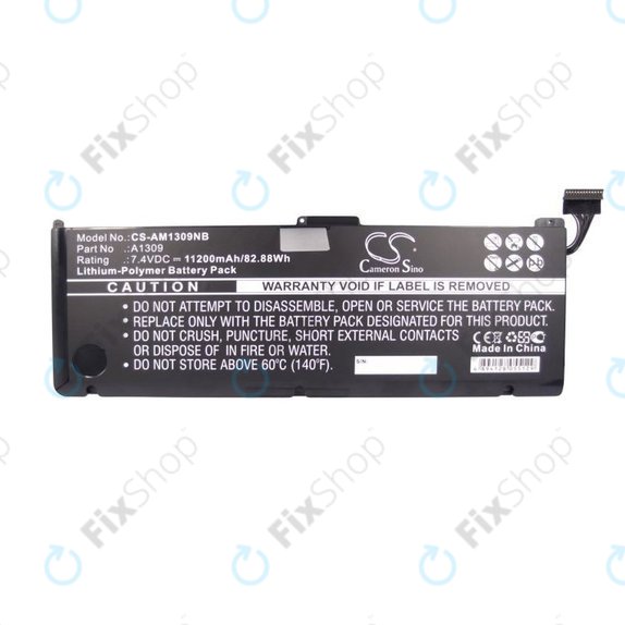 Apple MacBook Pro 17" A1297 (Early 2009 - Mid 2010) - Baterija A1309 11200mAh HQ