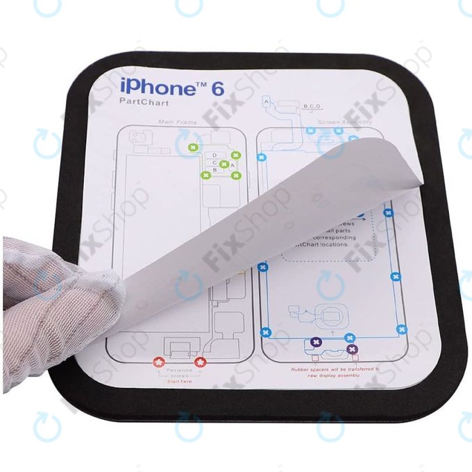 Magnetni organizator z vijaki s shemo (iPhone 6 - 11 Pro Max)