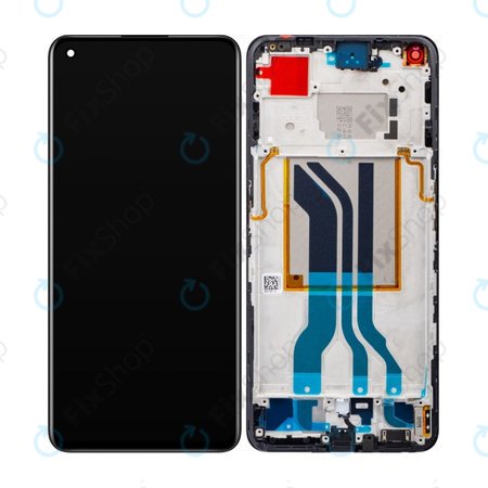 Realme GT 2 5G RMX3310 RMX3312 - LCD zaslon + steklo na dotik + okvir (Steel Black) OLED