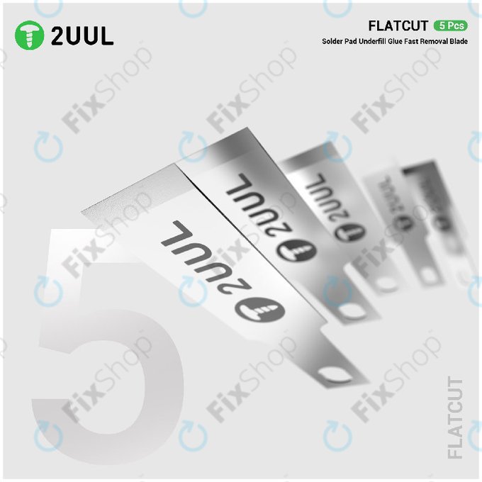 Rezila za odstranjevanje Underfill lepila, ploščat rez, 2UUL DA28, 5 kos/pakiranje