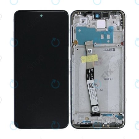 Xiaomi Redmi Note 9S - LCD zaslon + steklo na dotik + okvir (Interstellar Grey) - 560004J6A100 Genuine Service Pack