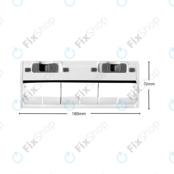 Ecovacs Deebot N-series, T-series, X1-series, Ozmo-series - Pokrov Glavne Krtače (Bela)