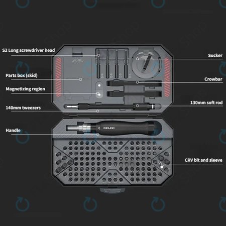 Xiaomi DELIXI - Set izvijačev 145v1