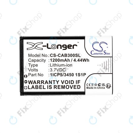 Baterija za Cat B30, 1200mAh, Li-Ion, 3.7V, 1ICP5/3450 1S1P, HQ