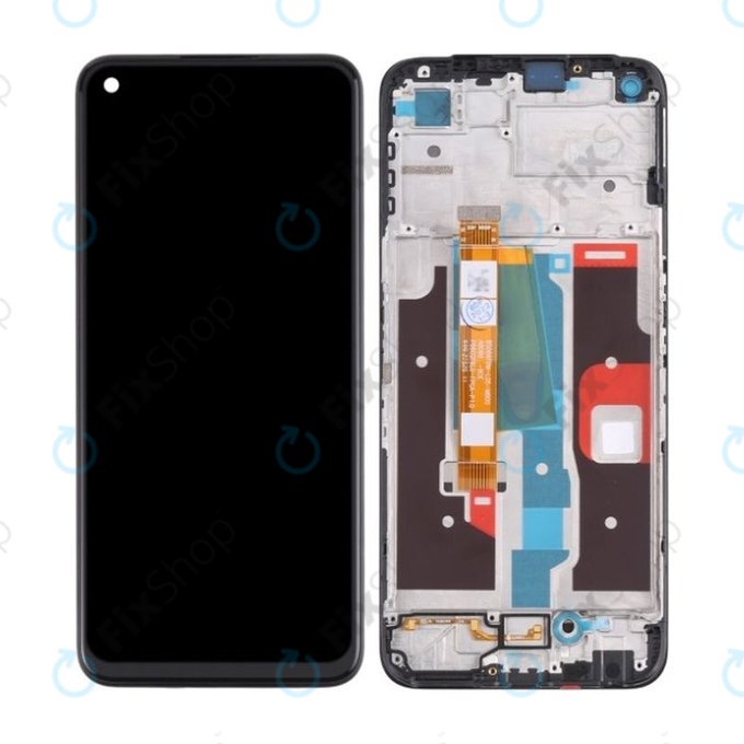 Realme 8i RMX3151 - LCD zaslon + steklo na dotik + okvir TFT