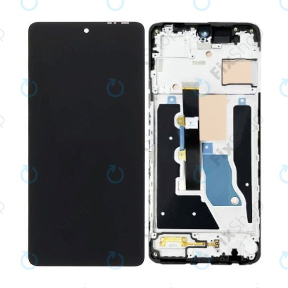 Infinix Note 30 Pro - LCD zaslon + steklo na dotik + okvir (Magic Black) OLED