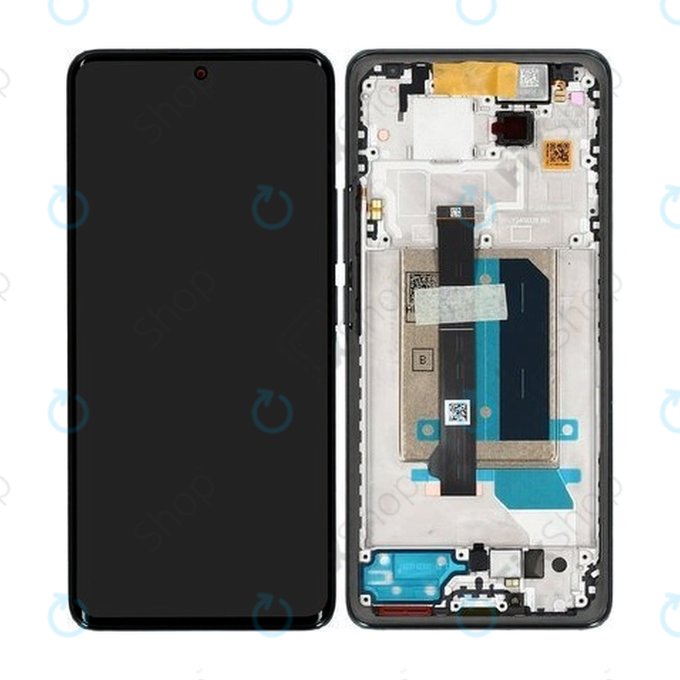 Xiaomi Redmi Note 14 Pro+ 5G 24094RAD4G - LCD zaslon + steklo na dotik + okvir (Midnight Black) - 5600190O16U00 Genuine Service Pack