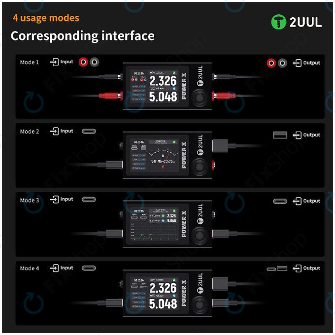 USB merilnik napetosti in toka (multimeter), 2UUL PW11