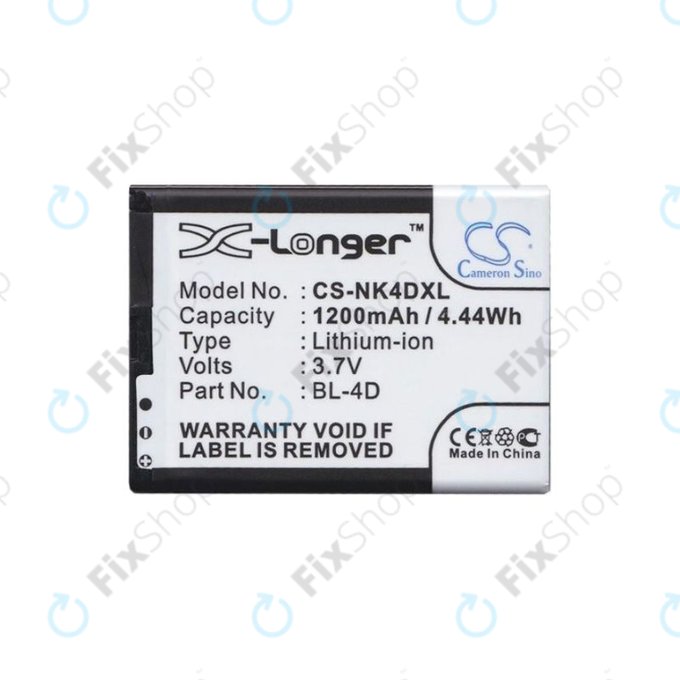 Nokia E5 - Baterija BL-4D 1200mAh HQ