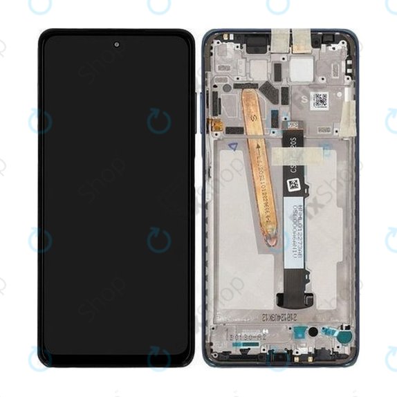 Xiaomi Poco X3 Pro - LCD zaslon + steklo na dotik + okvir (Frost Blue) - 560003J20S00 Genuine Service Pack