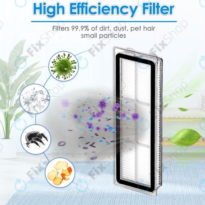 HEPA filter, 2 kos za Xiaomi Dreame L10s Pro Gen2, D10s Plus Gen2, L10s Ultra
