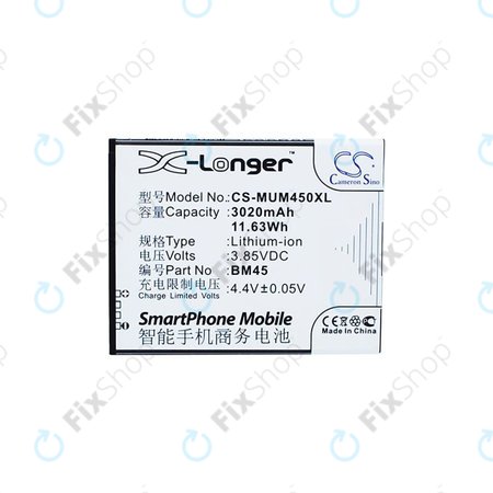 Xiaomi Note 2 Premium Edition - Baterija BM45 3020mAh HQ