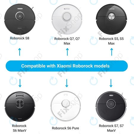 Xiaomi Roborock S5, S5 Max, S6 Pure, S6 MaxV, S7, S7 MaxV, S8, Q7, Q7 Max - Polnilna Postaja (Bela)
