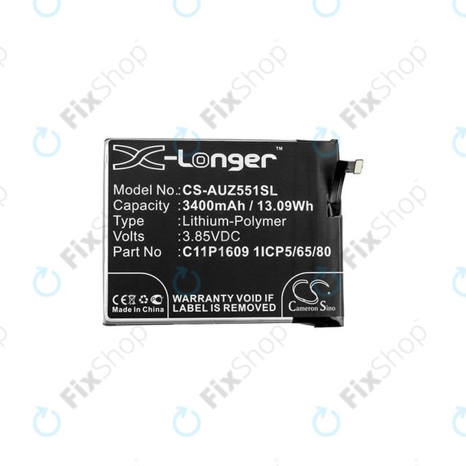 Asus Zenfone 3 Max ZC553KL (X00DD), 4 Max ZC554KL (X00ID) - Baterija C11P1609 3400mAh HQ