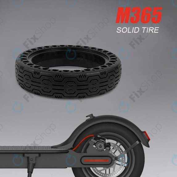 Xiaomi Mi Electric Scooter 1S, 2 M365, Essential, Pro, Pro 2 - Vzdržljiva polna pnevmatika brez zračnic (Tip 2) (Black)