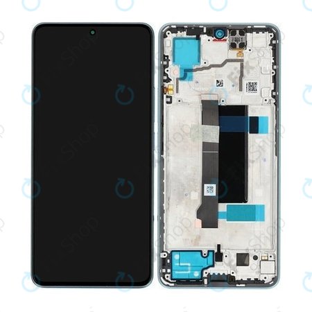 Xiaomi Redmi Note 13 Pro 5G 2312DRA50C - LCD zaslon + steklo na dotik + okvir (Ocean Teal) - 5600010N1600 Genuine Service Pack