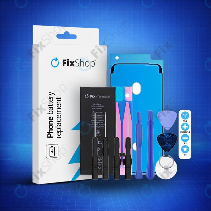 Apple iPhone 6S - Baterija  1715mAh FixPremium + Lepilo pod baterijo + Lepilo za LCD + Set orodij - Multipack