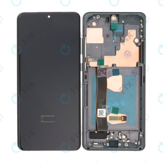 Samsung Galaxy S20 Ultra G988F - LCD zaslon + steklo na dotik + okvir (Cosmic Black) OLED