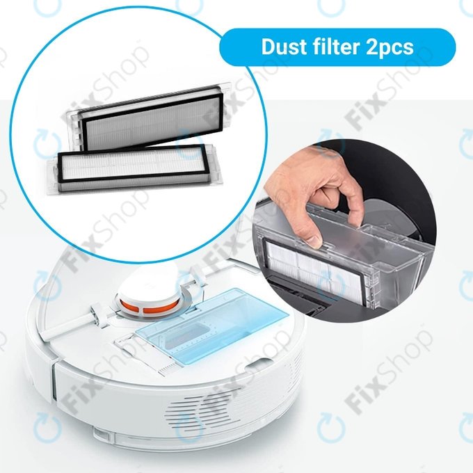 Xiaomi Roborock S5 (Mijia 1S), S5 Max, S6, S6 MaxV, S6 Pure, S7, S7 MaxV, Mi Robot Vacuum Mop (Mijia 1C), 1S, Xiaowa E2, Lite C10 - Standardni komplet (Bela)