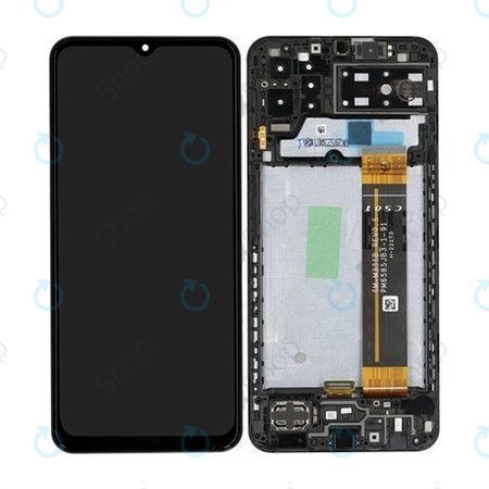 Samsung Galaxy A13 A137F - LCD zaslon + steklo na dotik + okvir (Black) - GH82-29227A, GH82-29228A Genuine Service Pack