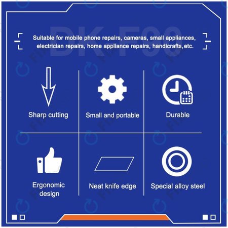 Relife DK-F90 - Ravne klešče 90°