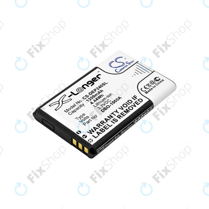 Baterija za Doro 1370, 1372, 2404, 6040, 1200mAh, Li-ion, 3.7V, DBO-1000A, HQ