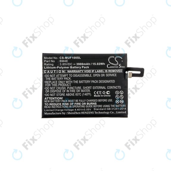 Baterija za Pocophone M1805e10a, Pocophone Poco F1, 3900mAh, Li-Pol, 3.85 V, BM4E, HQ