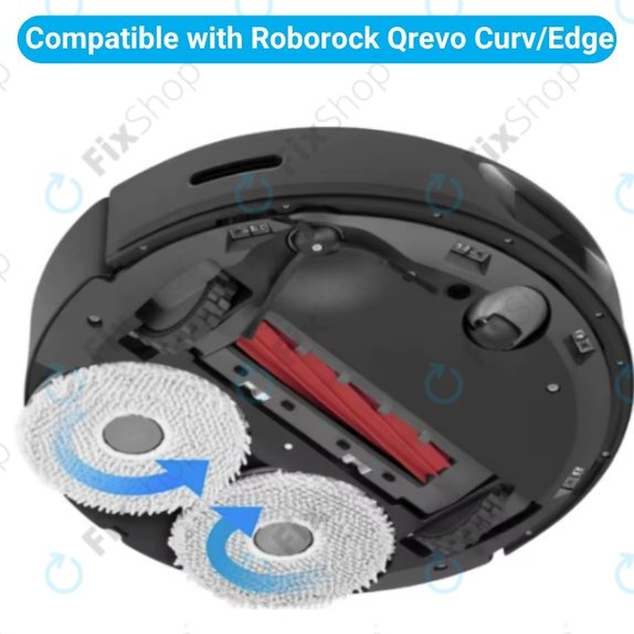 Krpa za brisanje, 4 kos za Xiaomi Roborock Qrevo Curv, Qrevo Edge