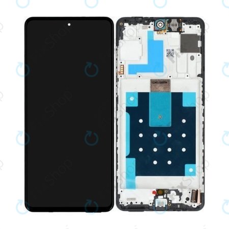 Samsung Galaxy M55 M556B - LCD zaslon + steklo na dotik + okvir (Black) - GH81-25791A Genuine Service Pack