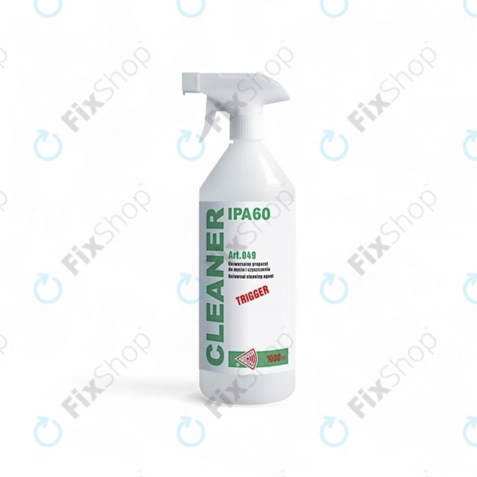 Izopropanol 60%, 1000 ml, z razpršilcem, Cleanser IPA