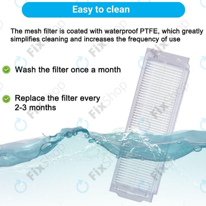 Xiaomi Mi Robot Vacuum Mop Pro (P), 2 Lite, 2 Pro, 2S, 3C, Viomi V2 Pro, V3, SE - HEPA filter (2 kosa)