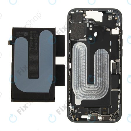 Srednji okvir z baterijo za iPhone 16 Plus | Black | ZD076-00684 | Genuine Apple