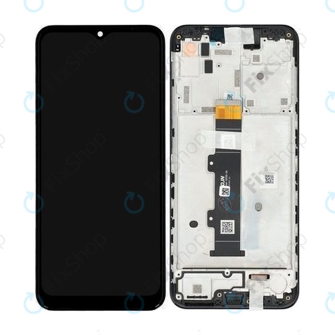 Motorola Moto G30 XT2129 - LCD zaslon + steklo na dotik + okvir (Phantom Black) - 5D68C18187 Genuine Service Pack