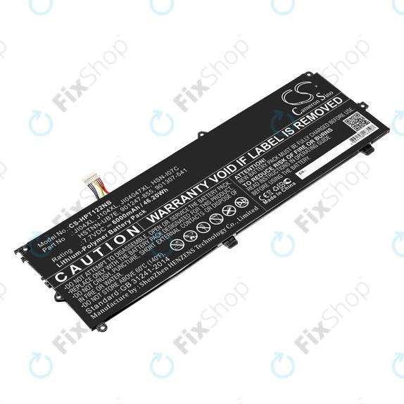 Baterija za HP Elite X2 1012 G2, 6000mAh, Li-Pol, 7.7V, JI04XL, HQ