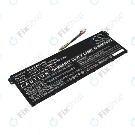 Baterija za Acer ConceptD 3, Spin 5, Swift 3, 5, X, Travelmate Spin P4, 3800mAh, Li-Pol, 15.4V, AP18C7M, HQ